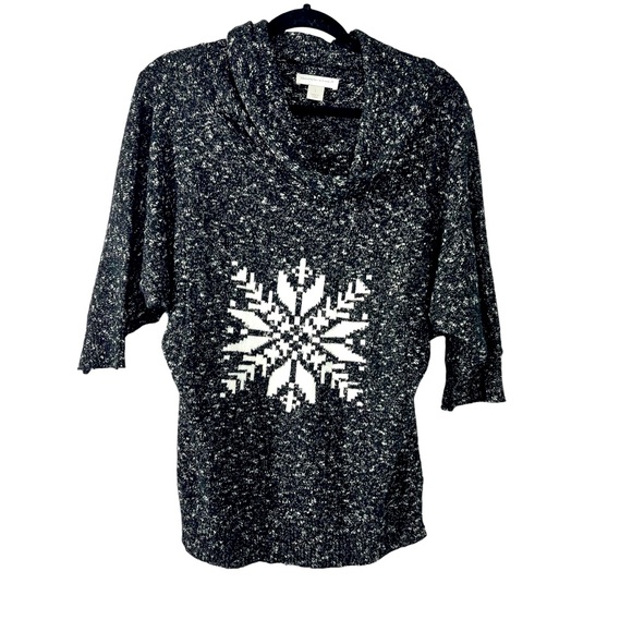 Christopher & Banks Sweaters - Christopher & Banks Women’s Large Sweater Dolman Style Sleeve Turtleneck Cotton